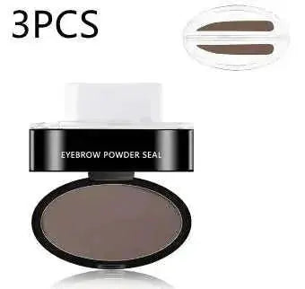 Eyebrow Powder Stamp Tint Stencil Kit Cosmetics Professional Makeup Waterproof Eye Brow Stamp Lift Eyebrow Enhancers Stenc...
