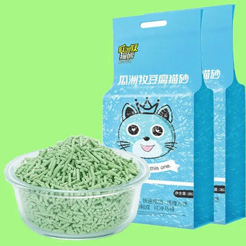 Original Green Tea Tofu Cat Litter Absorbent Group Deodorant Meifu Market