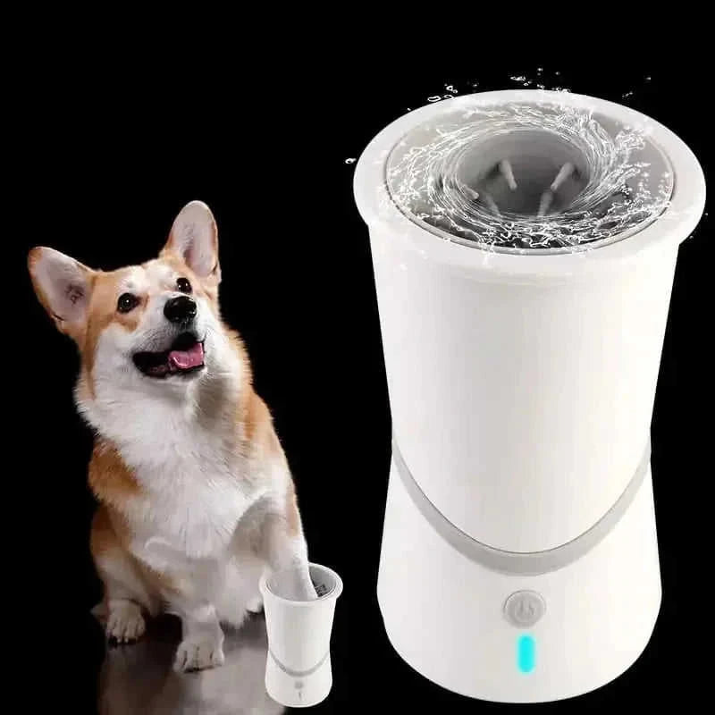 pet electric foot washer | automatic pet paw cleaner | portable pet foot bath | energy saving
