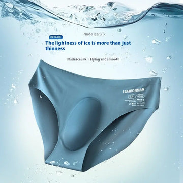 Ice Silk Men's Underwear Summer Seamless Briefs Meifu Market