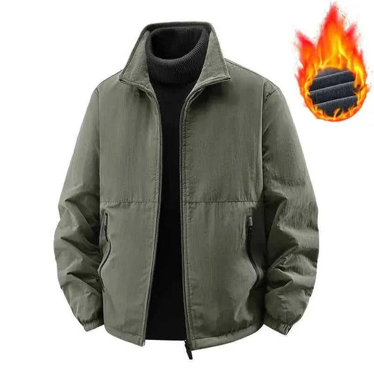 fleece lined jacket | lightweight winter coat | loose fit top | ultrasonic cleaning