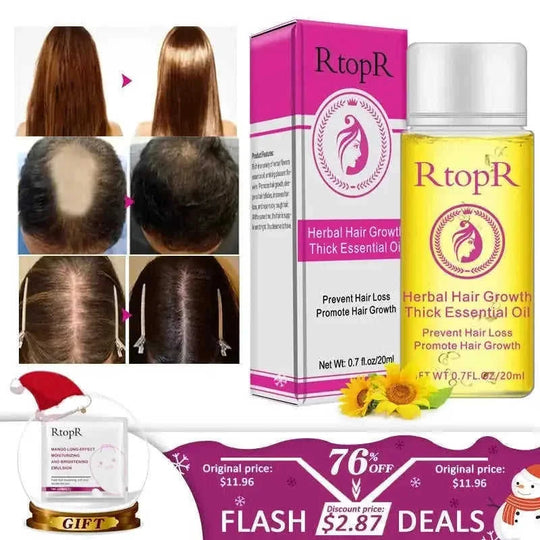 fast hair growth essential oil | hair loss prevention treatment | 20ml hair care liquid | ultrasonic cleaning