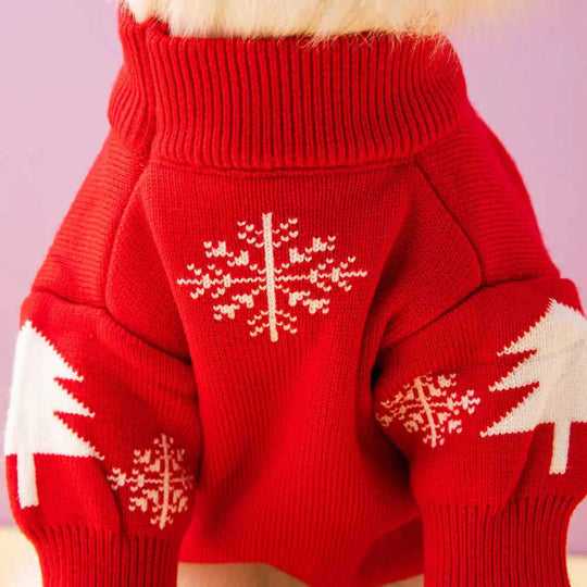 Christmas Tree Elk Christmas Dog Sweater Meifu Market