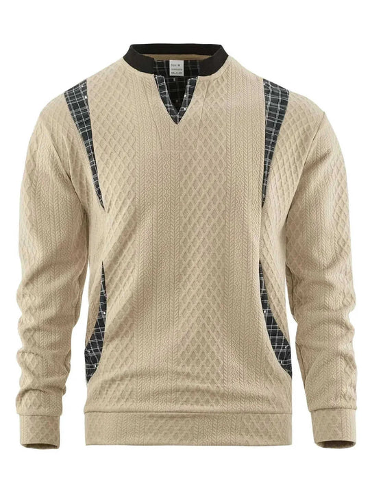 thermal insulated pullover | lightweight wool blend sweater | cold weather layering piece | energy saving