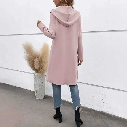 Personality Street Zip Hooded Long Velvet Lining Sweatshirt Meifu Market