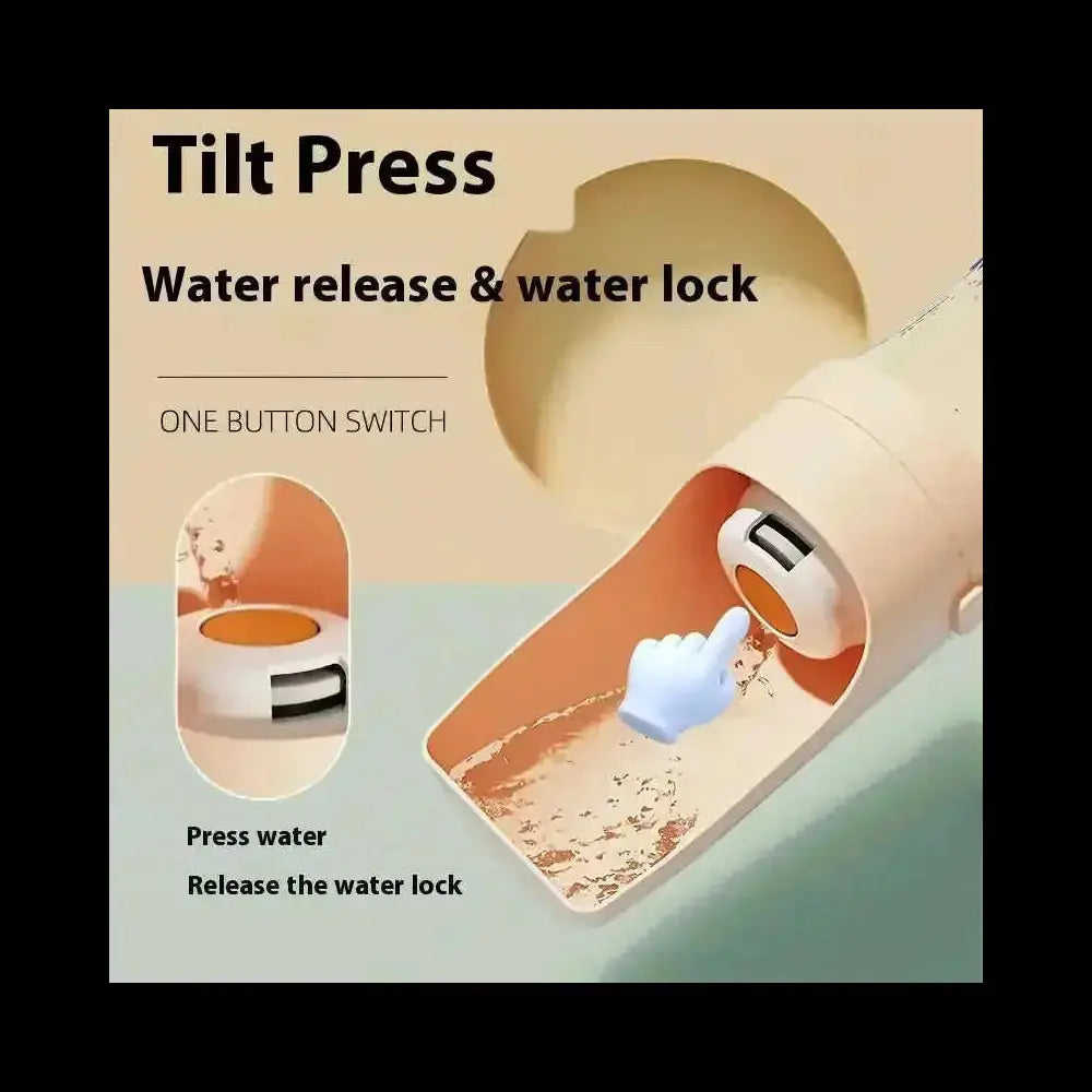 2-in-1 Travel Dog Water Bottle - Portable Pet Dispenser & Feeder - Meifu Market