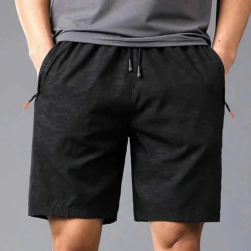 quick-drying fabric shorts | lightweight summer shorts men | loose fit plus size shorts | energy saving