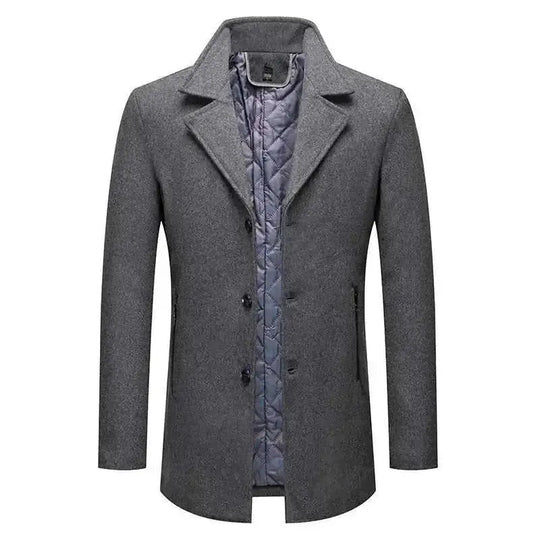 non-iron cotton blazer | machine washable business coat | wrinkle resistant mens jacket | ultrasonic cleaning