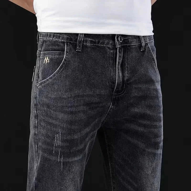 stretch denim jeans for men | lightweight summer jeans | breathable thin jeans | ultrasonic cleaning