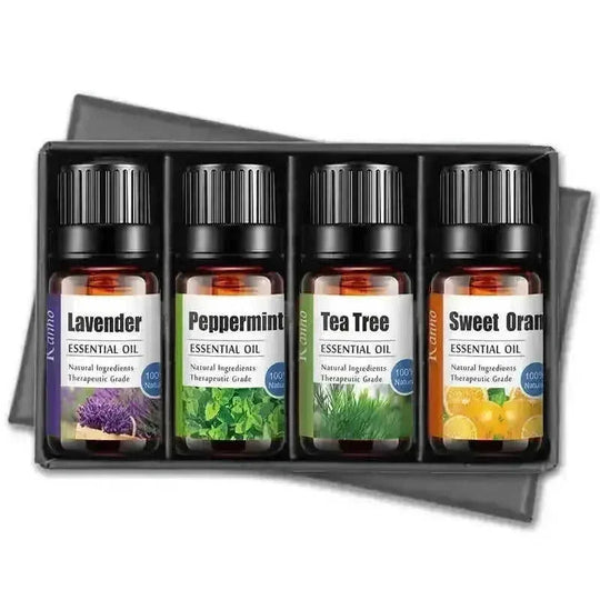 4 sticks essential oil set massage essential oil - main view (pattern: check)