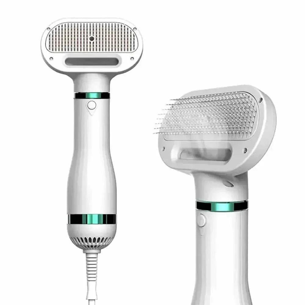 pet hair dryer comb | 300w blow dryer brush | 2-in-1 grooming tool | energy saving