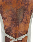 A Simple And Casual British Style Vest In Contrasting Colors For Men Without Straps - view 6 (pattern: solid, check |...