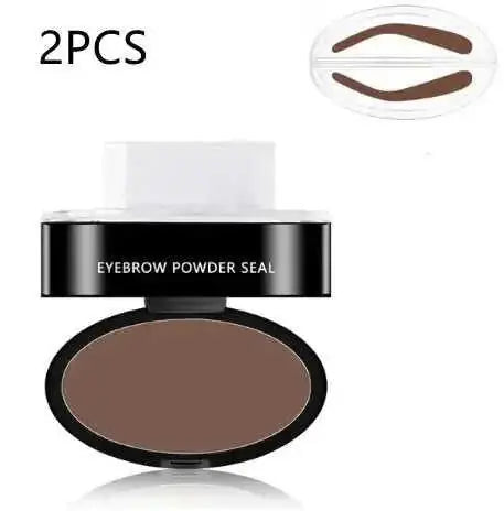 Eyebrow Powder Stamp Tint Stencil Kit Cosmetics Professional Makeup Waterproof Eye Brow Stamp Lift Eyebrow Enhancers Stenc...
