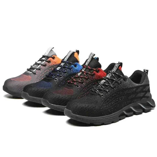 steel toe work boots | puncture resistant safety shoes | composite toe work sneakers | ultrasonic cleaning