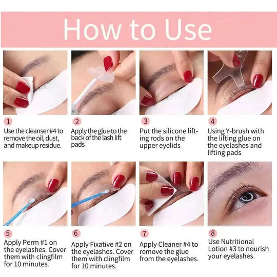 lash lift kit for home use | professional eyelash perming kit | salon-quality lash curling tools | ultrasonic cleaning