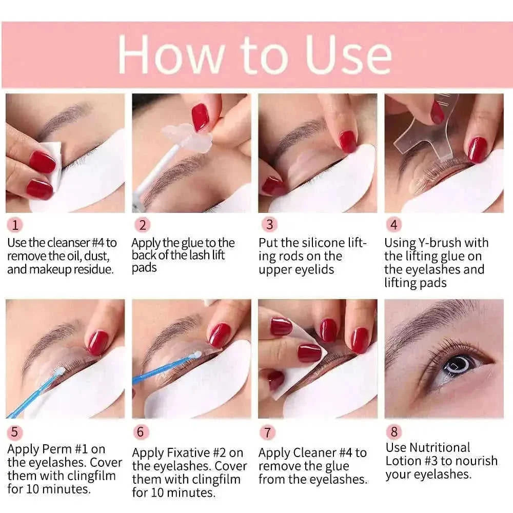 lash lift kit for home use | professional eyelash perming kit | salon-quality lash curling tools | ultrasonic cleaning