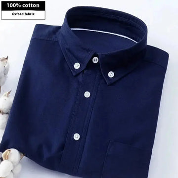 breathable cotton fabric | slim fit long sleeve shirt | wrinkle resistant casual shirt | energy saving