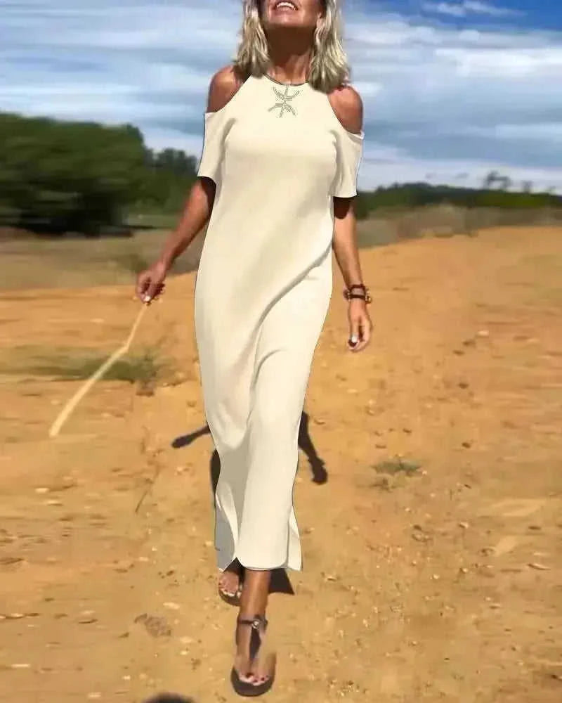 slim fit women dress | casual summer dress | breathable cotton dress | ultrasonic cleaning