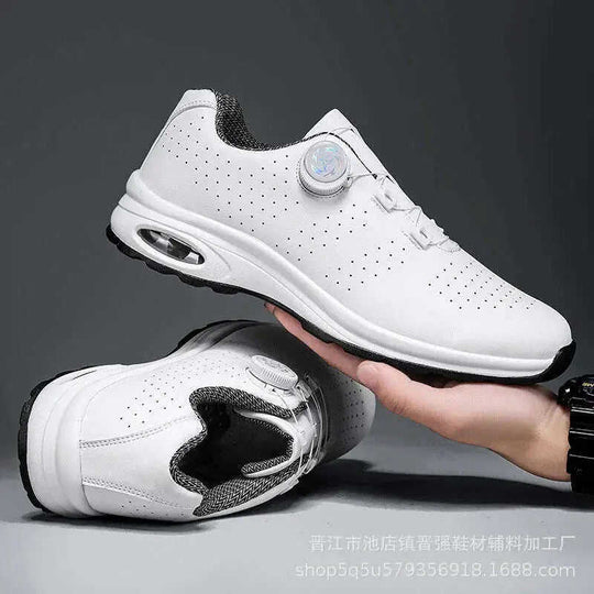 Men's Lightweight Casual Shoes - Soft Shock-Absorbing Sneakers Low Top All-Match White - color variant display