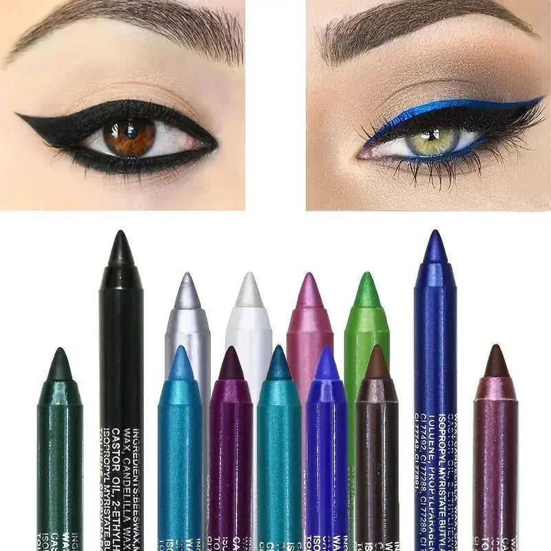 waterproof eyeliner pencil | long-lasting eye makeup | colorful eyeliner cosmetics | ultrasonic cleaning
