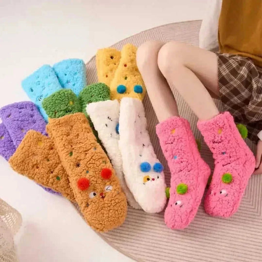 Cashmere Socks For Women Warm Floor - Meifu Market