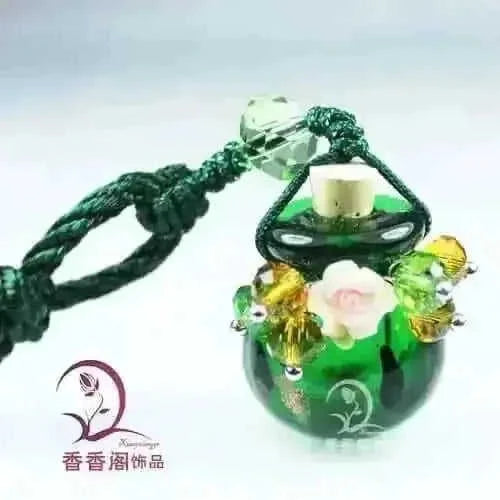 hand-blown glass diffuser | essential oil car freshener | luxury car perfume jewelry | energy saving