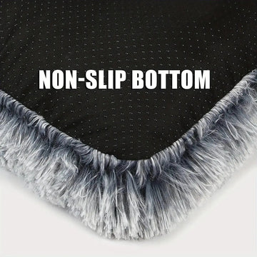 washable dog bed | plush pet bed for large dogs | anti-slip crate pad | ultrasonic cleaning