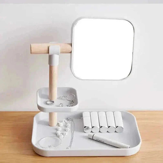 large capacity makeup organizer | portable makeup case for travel | clear lipstick and mask organizer | energy saving