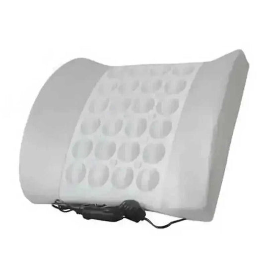 12V Car Massager Chair Pad - Neck & Waist Pillow for Pain Relief - view 12 (material: cotton | pattern: check)