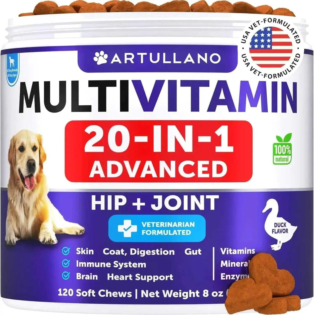Do Not Sell On Amazon Dog Multivitamin Chewable With Glucosamine 20 In 1 Dog Vitamins And Supplements Senior & Puppy Multi...
