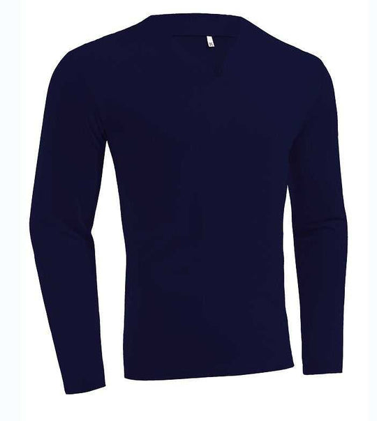 Men's Cotton Long-Sleeve Sport T-Shirt | 12 Colors, S–5XL - Meifu Market