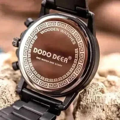 engraved gift for him | wedding anniversary gift | eco-friendly wood timepiece | ultrasonic cleaning