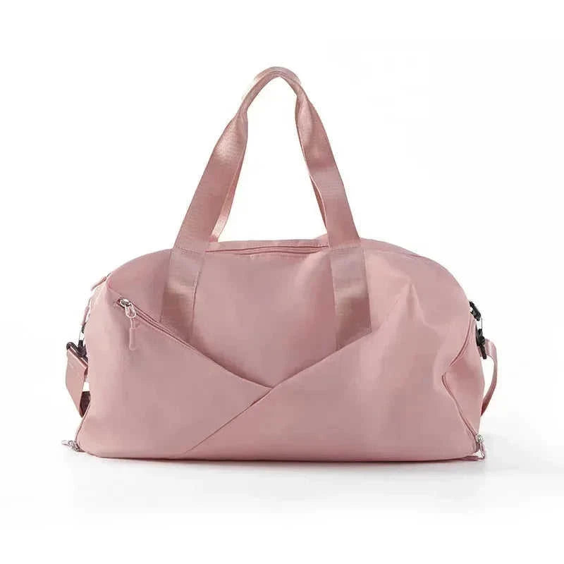 large capacity gym bag | waterproof pu leather material | multi-compartment sports duffel | energy saving