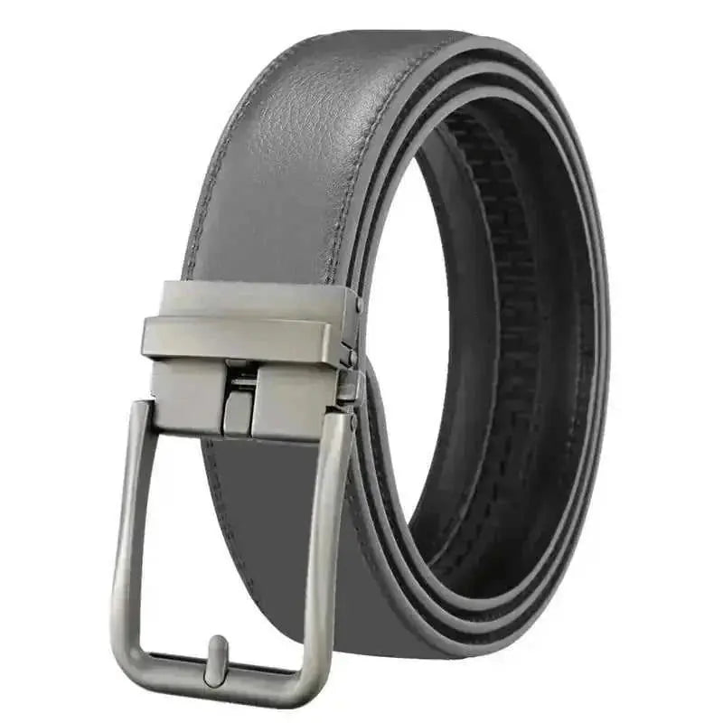 genuine leather belt | automatic buckle mechanism | stainless steel buckle | ultrasonic cleaning