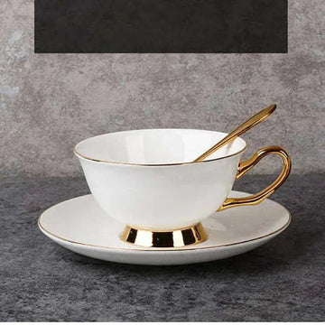 bone china coffee cup | gold painted tea cup | luxury bone china set | ultrasonic cleaning