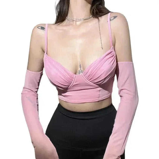 sexy crop tank top | letter graphic print top | womens fitted tank top | ultrasonic cleaning