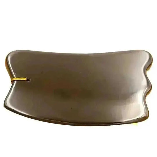 5A Si Bin Bian Stone Gua Sha Massager - Face & Body Slimming Tool - view 11 (color: black | pattern: check)
