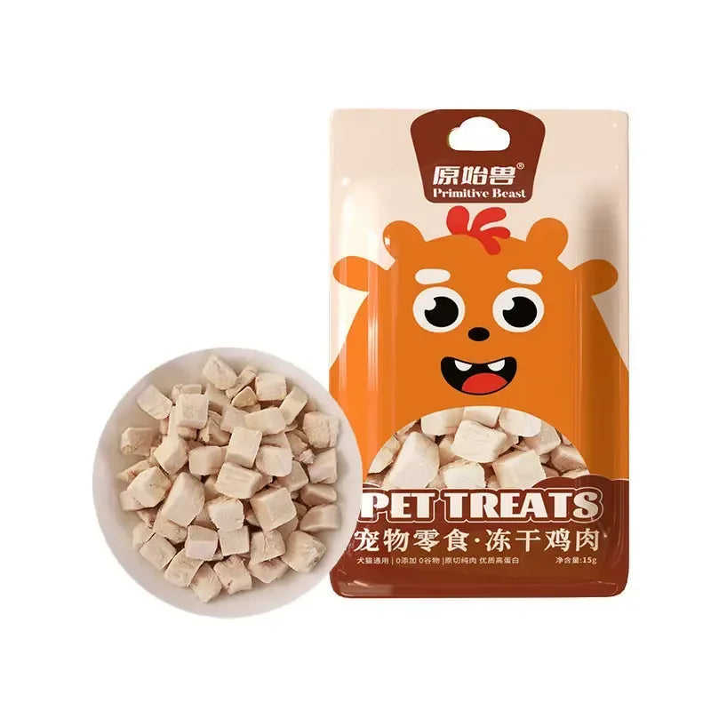 Pet Freeze-dried Snacks Egg Yolk Chicken Grains Dog Cat Snacks Meifu Market