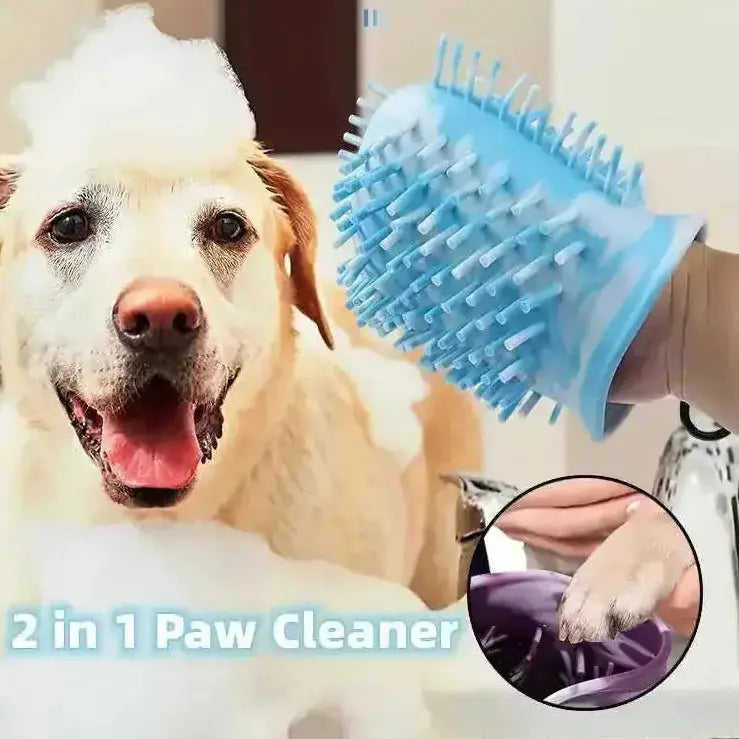 2-in-1 Dog Paw Cleaner Cup - Portable Silicone Foot Washer & Brush Meifu Market