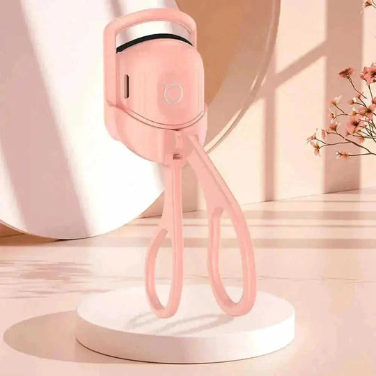 rechargeable heated eyelash curler | waterproof eyelash curler | portable electric lash curler | ultrasonic cleaning