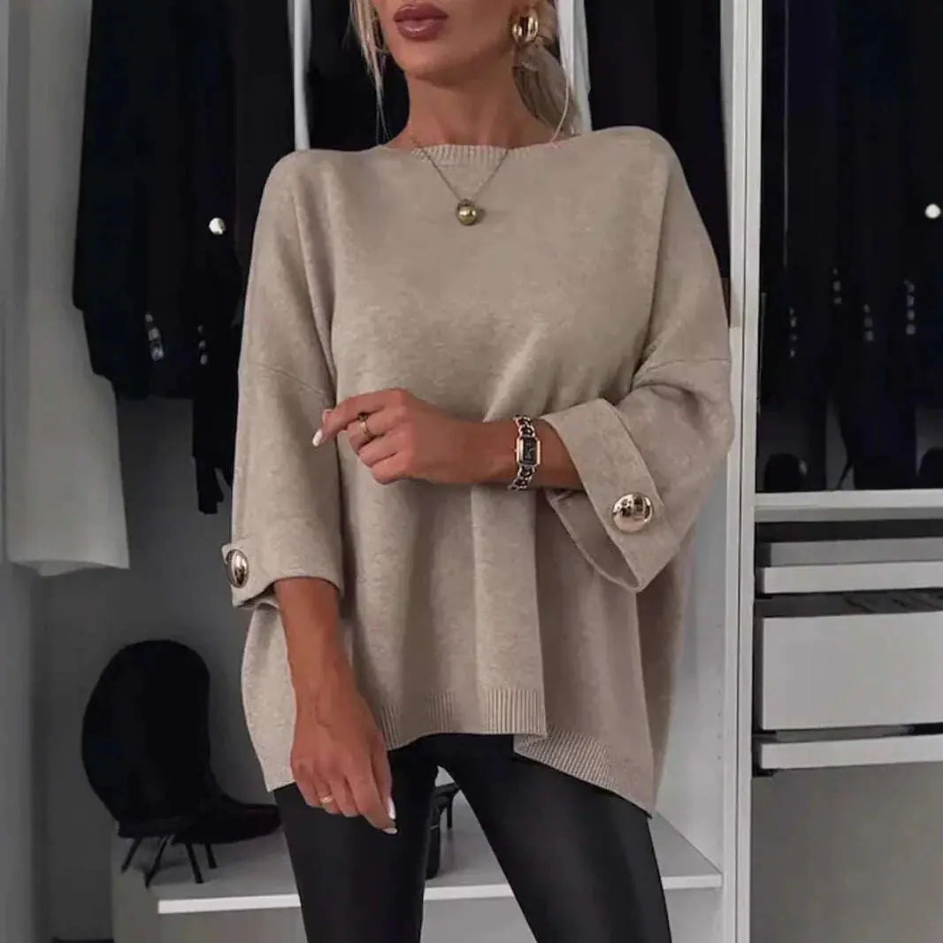 Knit Top Women - Round Neck Short Sleeve Casual Shirt Solid Color Black - angle view with yenkye black brown knit top wome...