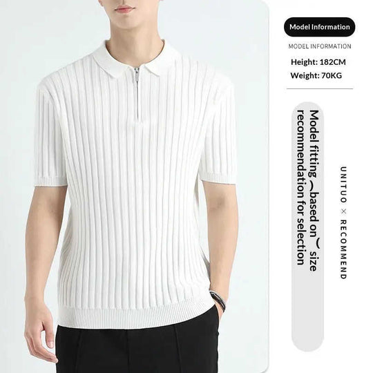 Ice Silk Quick-drying Men's Casual T-shirt Black - packaging and presentation