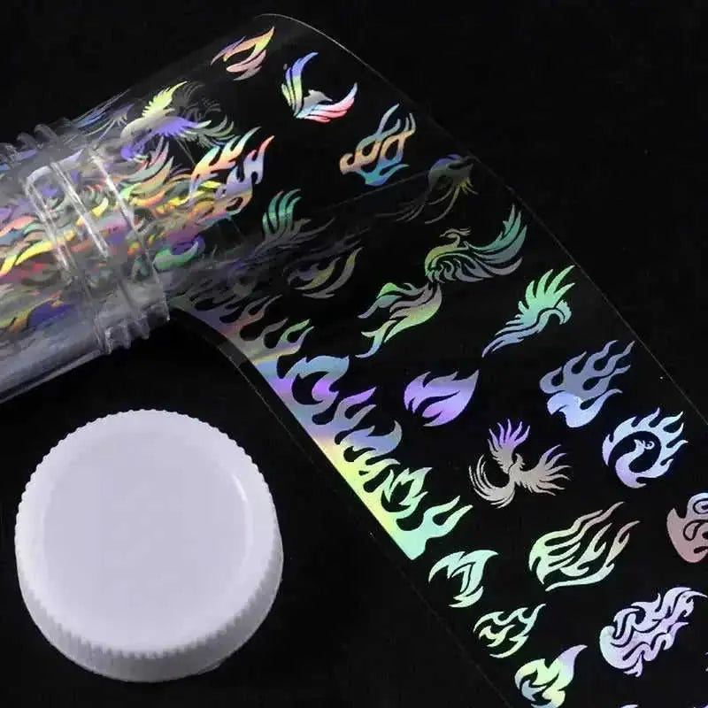 nail art stickers waterproof | gel nail wraps long lasting | salon quality nail decals | energy saving