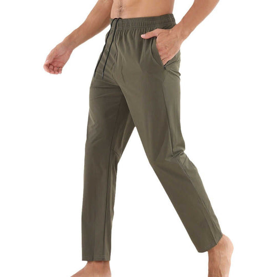 Men's Quick-Dry Athletic Pants | Nylon Loose Fit Running Gym Trousers - Meifu Market