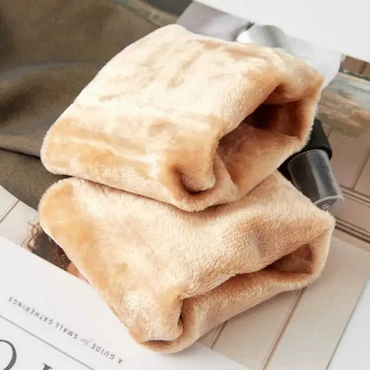 Fake Translucent Plus Size Leggings Fleece Lined Tights Fall And Winter Warm Fleece Pantyhose Women Fleece Lined Pantyhose Thermal Winter Tights Meifu Market