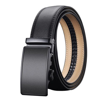 Men's Two-layer Cowhide Comfort Click Belt Meifu Market