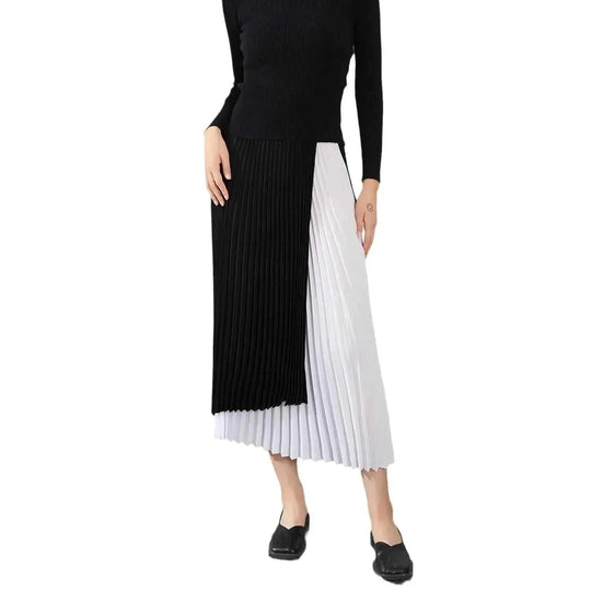 high-waist chiffon skirt | summer floral maxi skirt | lightweight chiffon fabric | energy saving