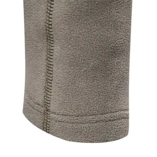 Fashion Personality Stand-collar Zippered Sweatshirt With Fleece Winter Casual Pullover Top Men's Clothing M - reverse sid...