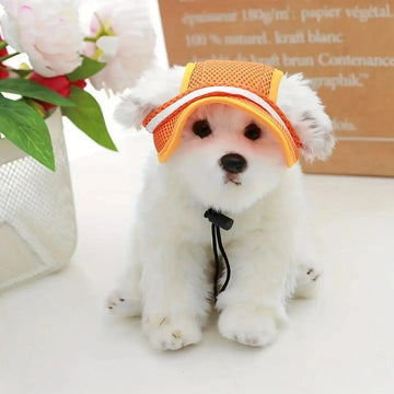 1pc Adorable Adjustable Pet Sun Hat - Ultimate Sun Protection for Dogs and Cats - Stylish Bow Decor Included for a Charming Look Meifu Market