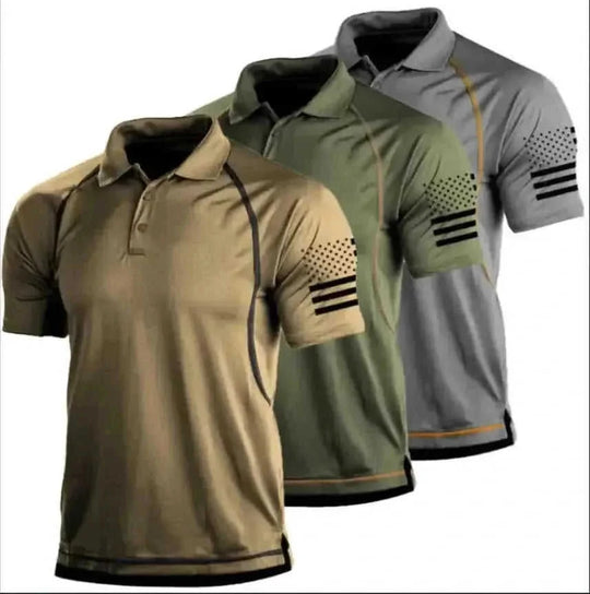 quick-dry polyester fabric | loose fit polo shirt | breathable summer t-shirt | energy saving